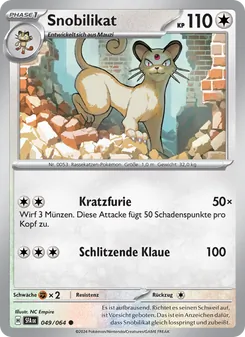 Snobilikat, Karte 049 aus Nebel der Sagen
