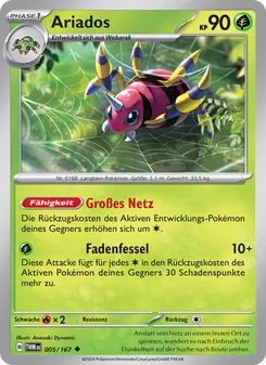 Ariados, Karte 005 aus Maskerade im Zwielicht