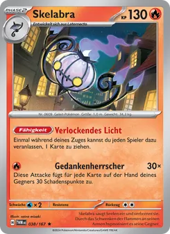 Skelabra, Karte 038 aus Maskerade im Zwielicht