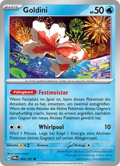 Goldini, Karte 044 aus Maskerade im Zwielicht