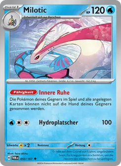 Milotic, Karte 050 aus Maskerade im Zwielicht
