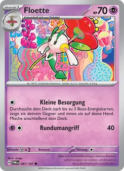 Floette, Karte 087 aus Maskerade im Zwielicht