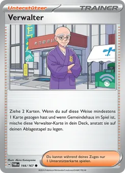 Verwalter, Karte 144 aus Maskerade im Zwielicht