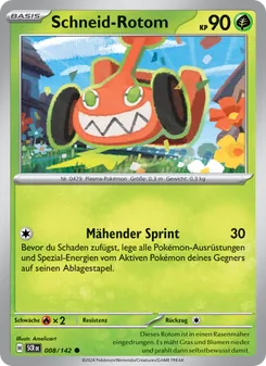 Schneid-Rotom, Karte 008 aus Stellarkrone