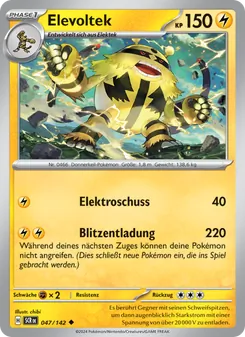 Elevoltek, Karte 047 aus Stellarkrone