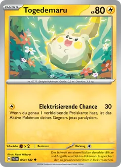 Togedemaru, Karte 054 aus Stellarkrone