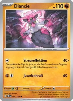 Diancie, Karte 086 aus Stellarkrone