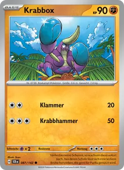 Krabbox, Karte 087 aus Stellarkrone