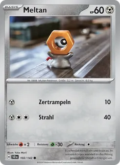 Meltan, Karte 102 aus Stellarkrone