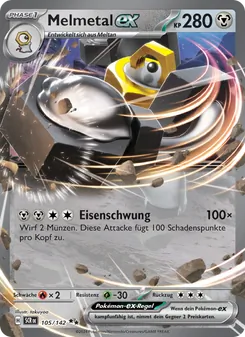 Melmetal-ex, Karte 105 aus Stellarkrone