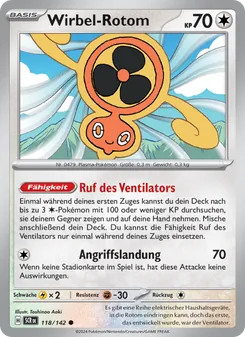 Wirbel-Rotom, Karte 118 aus Stellarkrone