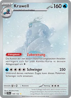 Krawell, Karte 149 aus Stellarkrone