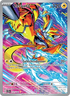 Zeraora, Karte 151 aus Stellarkrone