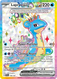 Lapras-ex, Karte 158 aus Stellarkrone