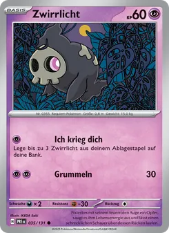 Zwirrlicht, Karte 035 aus Prismatische Entwicklungen