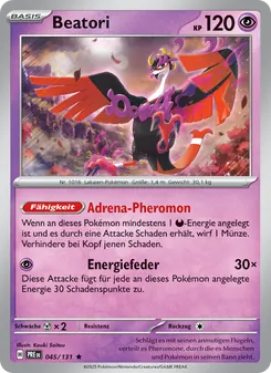 Beatori, Karte 045 aus Prismatische Entwicklungen