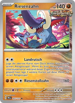 Riesenzahn, Karte 055 aus Prismatische Entwicklungen