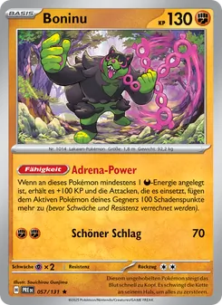 Boninu, Karte 057 aus Prismatische Entwicklungen