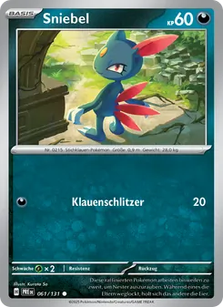 Sniebel, Karte 061 aus Prismatische Entwicklungen