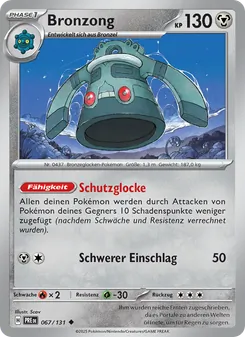 Bronzong, Karte 067 aus Prismatische Entwicklungen