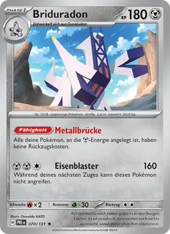 Briduradon, Karte 070 aus Prismatische Entwicklungen