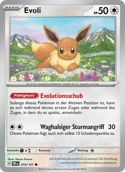 Evoli, Karte 074 aus Prismatische Entwicklungen