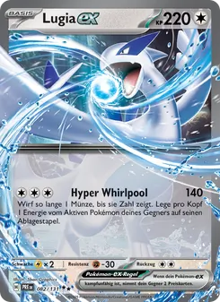 Lugia-ex, Karte 082 aus Prismatische Entwicklungen