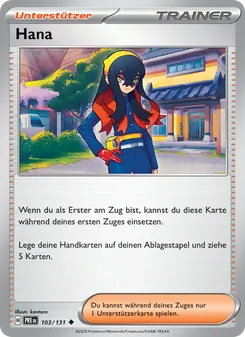 Hana, Karte 103 aus Prismatische Entwicklungen