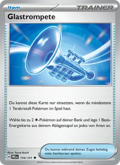 Glastrompete, Karte 110 aus Prismatische Entwicklungen