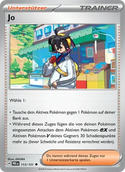 Jo, Karte 113 aus Prismatische Entwicklungen