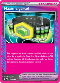Maximalgürtel, Karte 117 aus Prismatische Entwicklungen