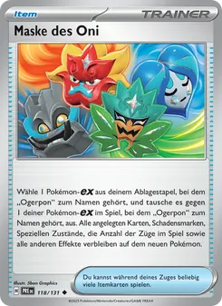 Maske des Oni, Karte 118 aus Prismatische Entwicklungen