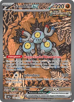 Sandfell-ex, Karte 159 aus Prismatische Entwicklungen