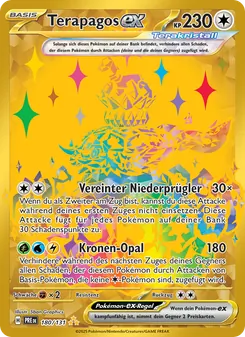 Terapagos-ex, Karte 180 aus Prismatische Entwicklungen