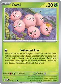 Owei, Karte 001 aus Stürmische Funken