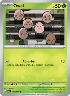 Owei, Karte 002 aus Stürmische Funken