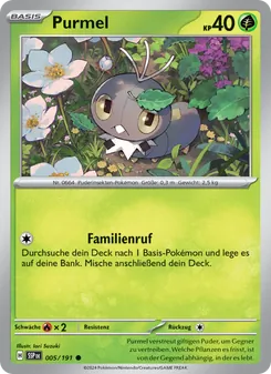 Purmel, Karte 005 aus Stürmische Funken