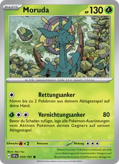 Moruda, Karte 010 aus Stürmische Funken