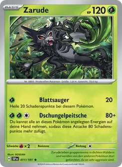 Zarude, Karte 011 aus Stürmische Funken
