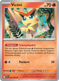 Victini, Karte 021 aus Stürmische Funken