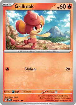 Grillmak, Karte 022 aus Stürmische Funken
