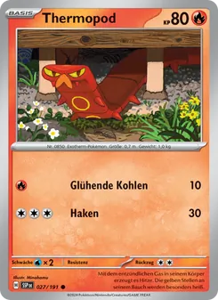 Thermopod, Karte 027 aus Stürmische Funken