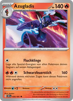Azugladis, Karte 035 aus Stürmische Funken