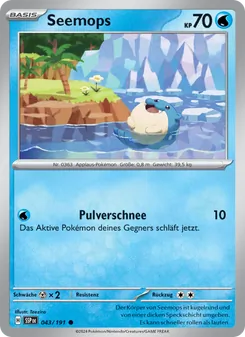 Seemops, Karte 043 aus Stürmische Funken