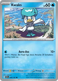 Kwaks, Karte 050 aus Stürmische Funken