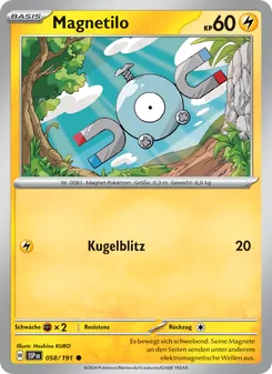 Magnetilo, Karte 058 aus Stürmische Funken