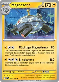 Magnezone, Karte 060 aus Stürmische Funken