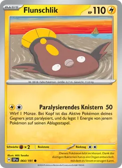 Flunschlik, Karte 064 aus Stürmische Funken