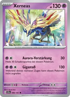 Xerneas, Karte 088 aus Stürmische Funken