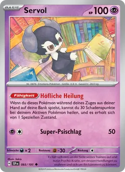 Servol, Karte 093 aus Stürmische Funken
